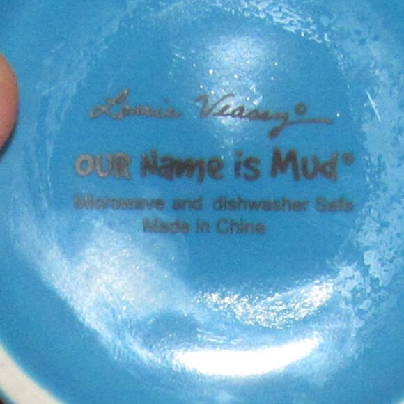 Laurie Veasey Blue Mug Serious Student Drink Under Table Coffee Study All Night - Picture 6 of 6